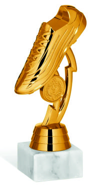 Trofeo scarpa da calcio gold