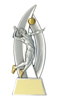 Trofeo giocatore in azione volley